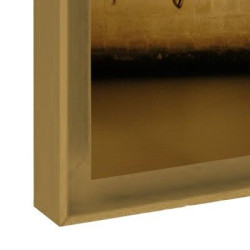 Caisse américaine Anodisé or satiné 30x40cm