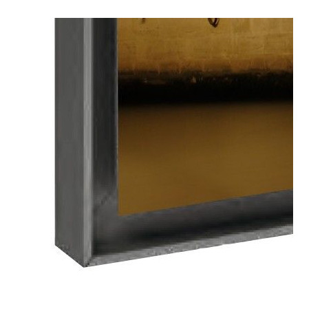 Caisse américaine Anodisé anthracite brillant 30x40cm